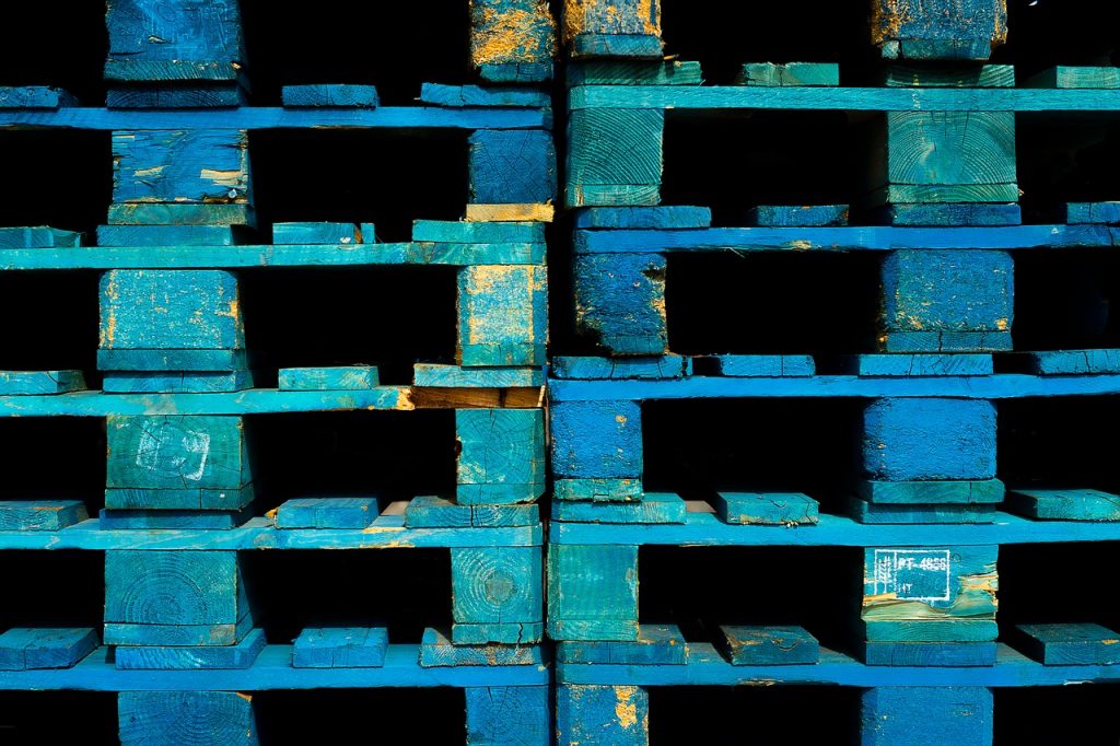 wood pallets, blue, pallets-3614890.jpg
